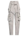 Off-white Woman Jeans Light Grey Size 28 Cotton In Grey