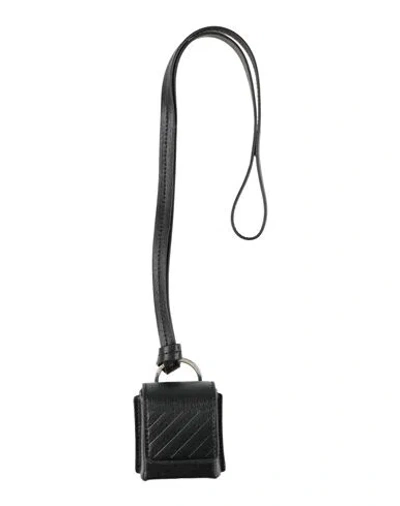 Off-white Woman Key Ring Black Size - Leather