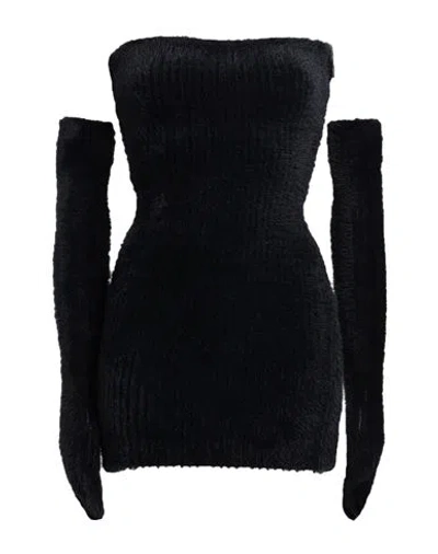 Off-white Woman Short Dress Black Size 6 Polyamide