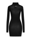 Off-white Woman Mini Dress Black Size 6 Viscose, Polyester In Black