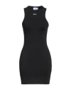 Off-white Rowing Black Polyamide Dress In Black
