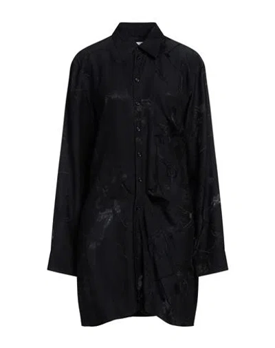 Off-white Woman Mini Dress Black Size 4 Silk, Viscose