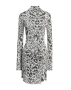 Off-white Woman Mini Dress White Size 6 Viscose, Elastane In White