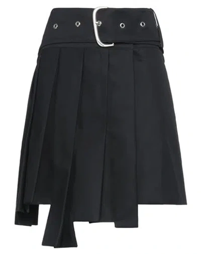 Off-white Woman Mini Skirt Black Size 4 Cotton