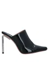 Off-white Woman Mules & Clogs Black Size 8 Soft Leather In Black