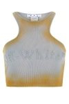 Off-white Off White Woman Multicolor Stretch Cotton Top In Multicolor