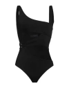 OFF-WHITE OFF-WHITE WOMAN ONE-PIECE SWIMSUIT BLACK SIZE 6 POLYAMIDE, ELASTANE