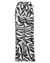 Off-white Woman Pants Black Size 4 Viscose, Linen In Black