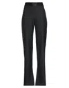 Off-white Woman Pants Black Size 6 Polyester, Virgin Wool, Elastane, Viscose In Black