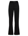 Off-white Woman Pants Black Size 6 Virgin Wool, Acetate, Viscose, Elastane In Black