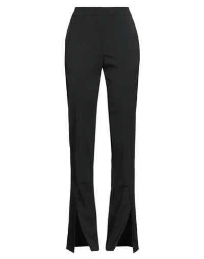 Off-white Woman Pants Black Size 6 Virgin Wool, Elastane