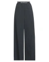 Off-white Woman Pants Black Size 8 Polyamide In Black