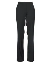 Off-white Woman Pants Black Size 8 Polyester, Virgin Wool, Elastane In Black