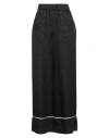 Off-white Woman Pants Black Size 8 Viscose, Acetate In Black