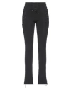 OFF-WHITE OFF-WHITE WOMAN PANTS BLACK SIZE S VISCOSE, POLYAMIDE, ELASTANE