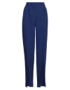 Off-white Woman Pants Blue Size S Wool In Blue