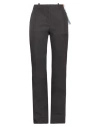 Off-white Woman Pants Dark Brown Size 6 Cotton, Polyamide In Brown