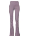 Off-white Woman Pants Dark Purple Size 4 Polyamide, Elastane