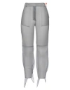 Off-white Woman Pants Grey Size 2 Polyamide In Grey