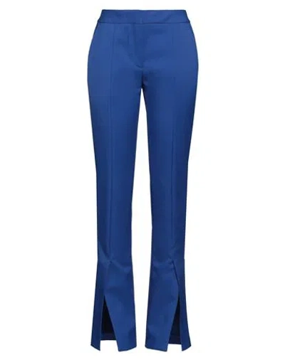Off-white Woman Pants Light Blue Size 6 Polyester