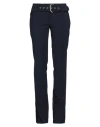 Off-white Woman Pants Midnight Blue Size 10 Virgin Wool, Elastane, Polyamide In Blue