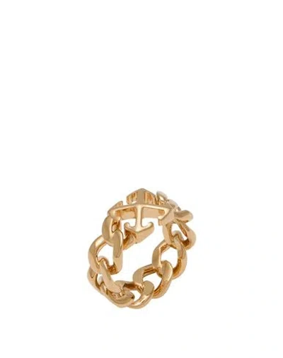 Off-white Woman Ring Gold Size 7.75 Brass