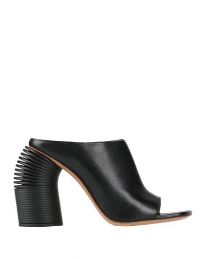 Off-white Woman Sandals Black Size 7 Leather