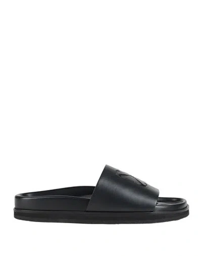 Off-white Woman Sandals Black Size 8 Leather