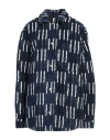 Off-white Woman Shirt Blue Size 6 Acrylic, Cotton, Viscose, Polyester In Blue