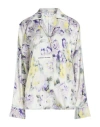 Off-white Woman Shirt Purple Size 4 Polyester, Elastane In Purple
