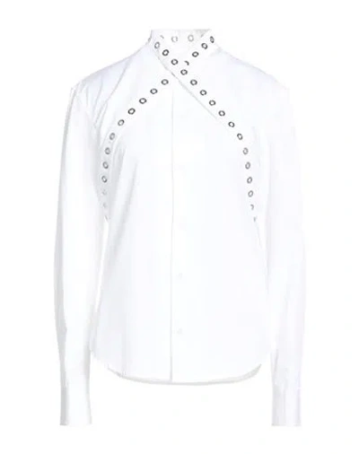 Off-white Woman Shirt White Size 0 Cotton, Brass