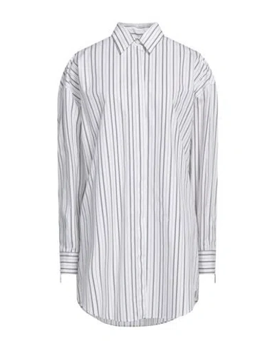 OFF-WHITE OFF-WHITE WOMAN SHIRT WHITE SIZE 6 COTTON