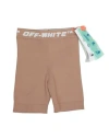 Off-white Woman Shorts & Bermuda Shorts Khaki Size 2 Polyester, Polyamide, Elastane In Beige
