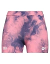 Off-white Woman Shorts & Bermuda Shorts Pink Size L Polyamide, Polyester, Elastane In Pink