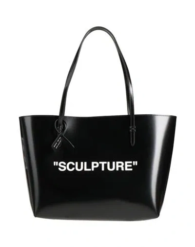 Off-white Woman Shoulder Bag Black Size - Soft Leather