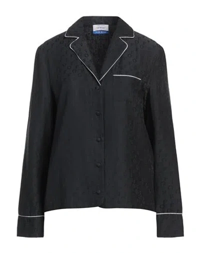 Off-white Off Jacq Pajama Ls Shirt In Black