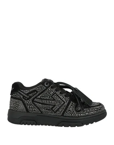Off-white Woman Sneakers Black Size 8 Leather