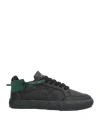 Off-white Woman Sneakers Black Size 8 Leather, Textile Fibers In Black
