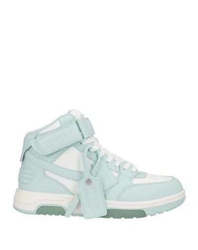 Off-white Woman Sneakers Light Green Size 10 Leather In Green