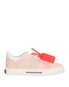 Off-white New Low Vulcanized Canvas Sneakers In Pink