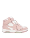 Off-white Woman Sneakers Light Pink Size 8 Leather