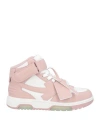 Off-white Off White Woman Sneakers Out Of Office In Pelle Bicolor In Pink