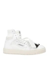 Off-white Woman Sneakers White Size 6 Calfskin, Textile Fibers In White