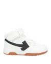 Off-white Woman Sneakers White Size 5 Leather In White