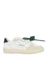 Off-white 5.0 Low-top Leather Sneakers In White