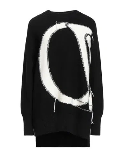 Off-white Woman Sweater Black Size L Wool