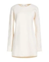 Off-white Woman Sweater Ivory Size 4 Virgin Wool In White