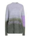 Off-white Woman Sweater Lilac Size 4 Mohair Wool, Polyamide, Wool In Multi