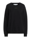 Off-white Woman Sweatshirt Black Size S Cotton In Black