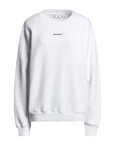 Off-white Woman Sweatshirt White Size S Cotton
